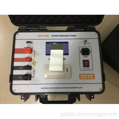100A/200A Contact Loop Resistance Tester For HV Switch(GDHL-200A)